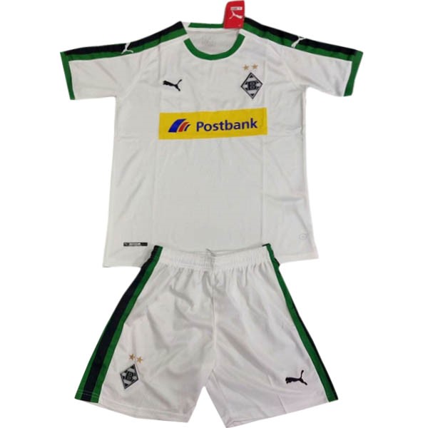 Camiseta Mönchengladbach 1ª Niños 2018-2019 Blanco Verde